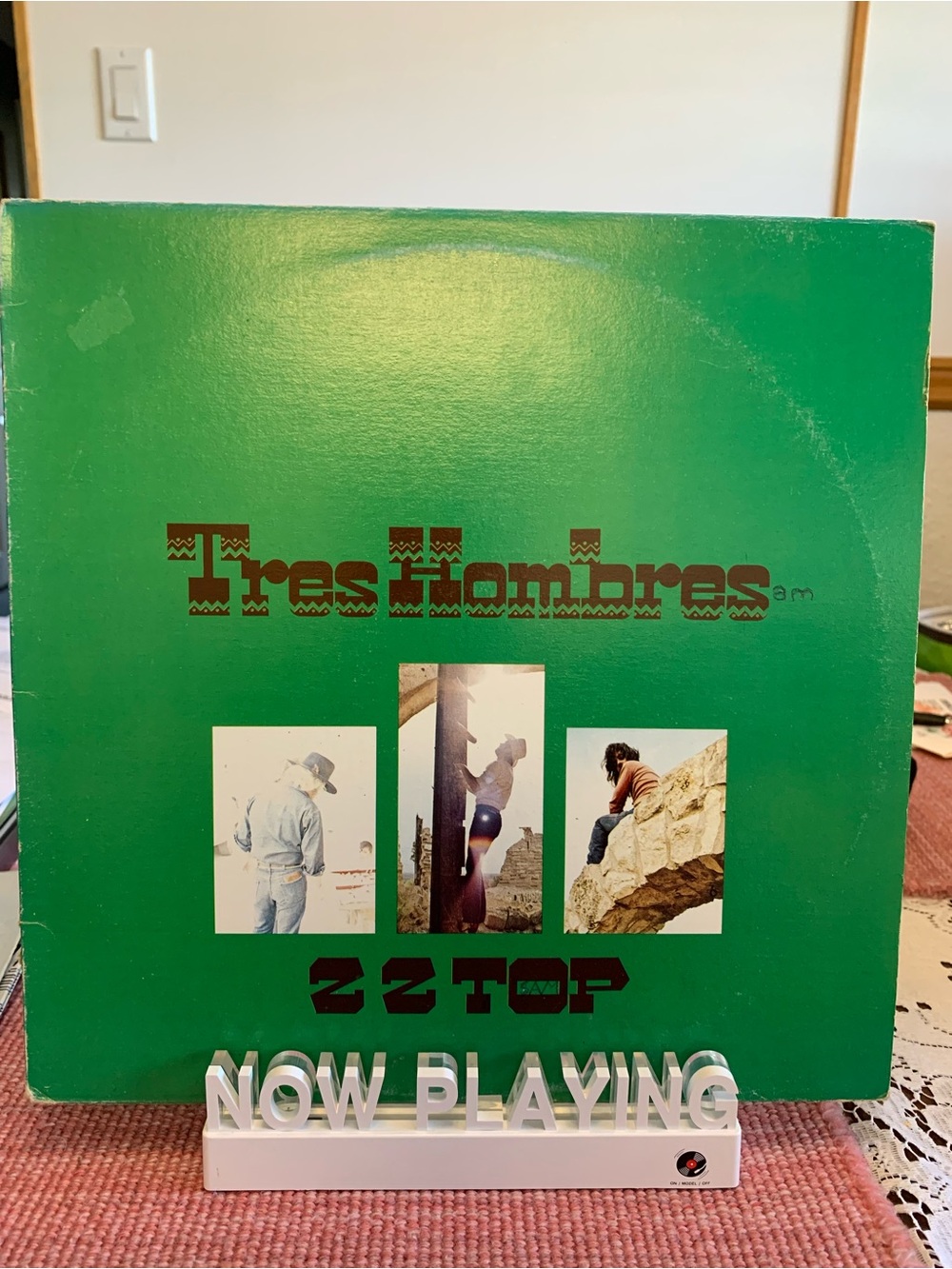 ZZ Top Tres Hombres Vinyl Album - Green Cover